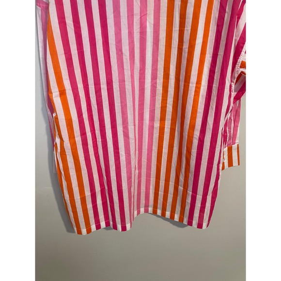 Revolve x Beach Riot Alexa Button Down Top in Sunshine Stripes Size Small/Medium - Picture 8 of 9